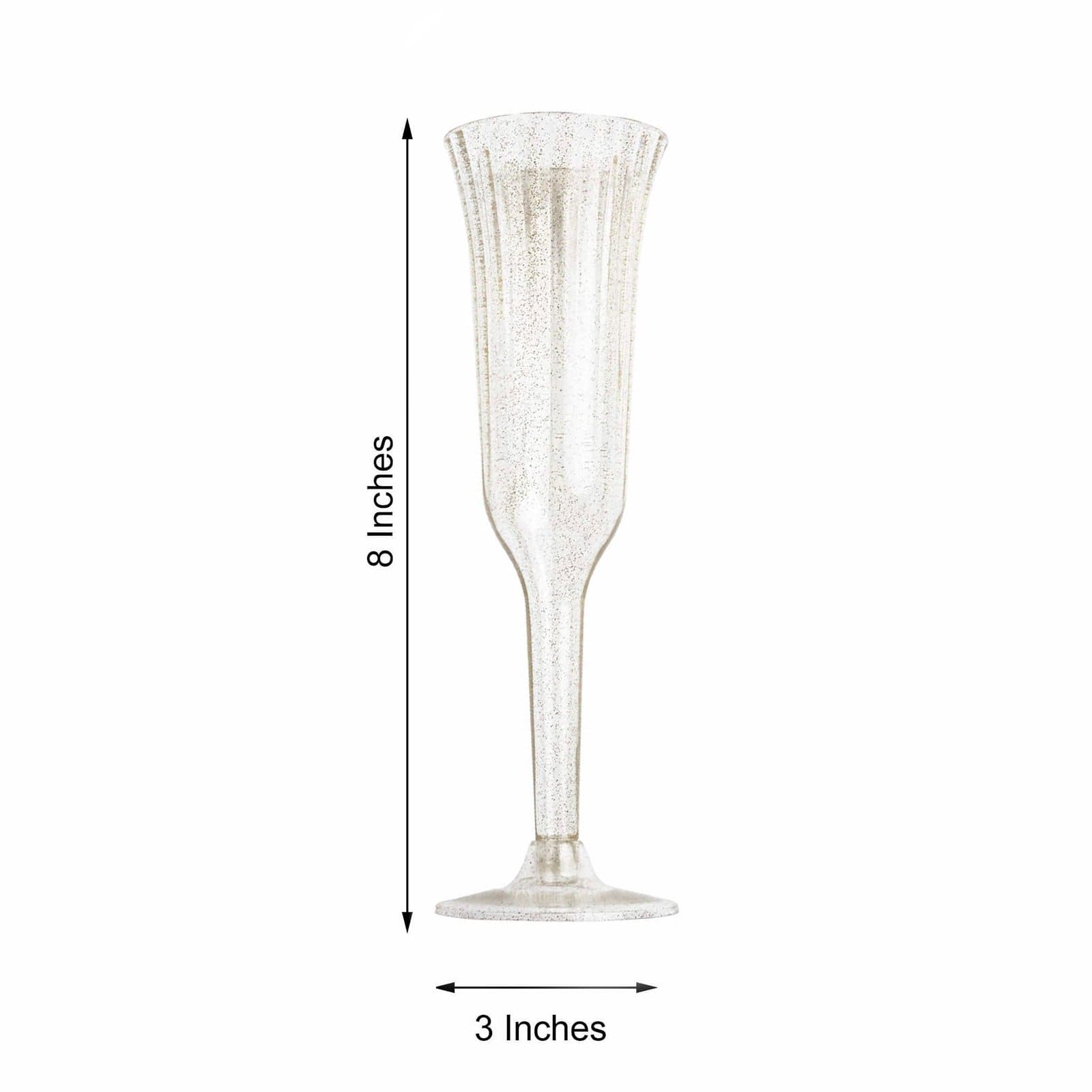 12 pcs 6 oz Disposable Plastic Party Champagne Flutes