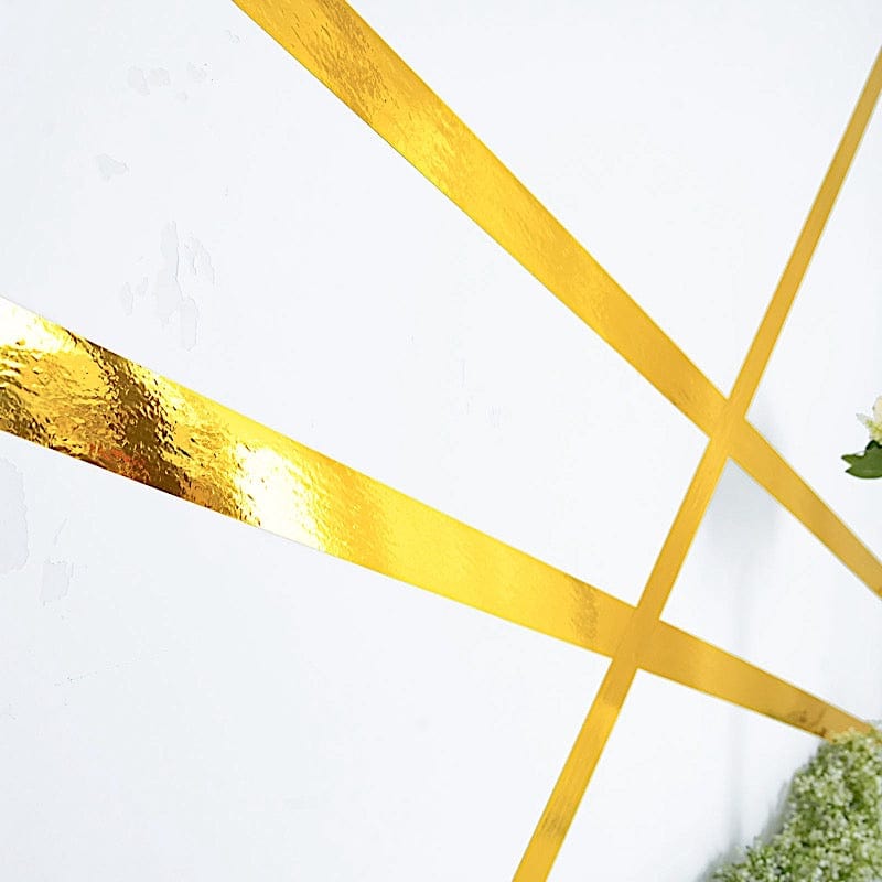 100 yards Gold Metallic Polyester Craft Tape Roll