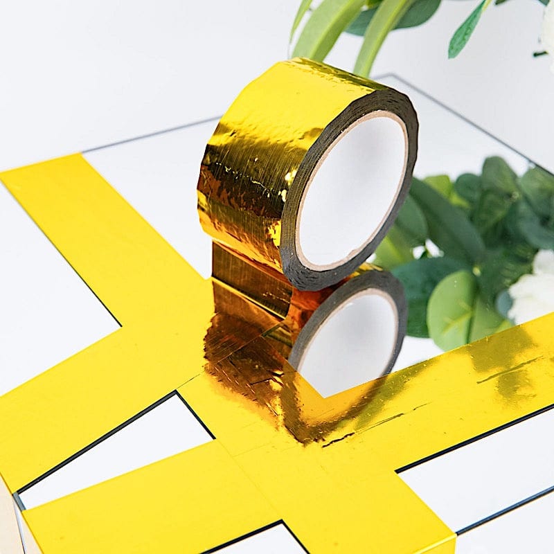 100 yards Gold Metallic Polyester Craft Tape Roll