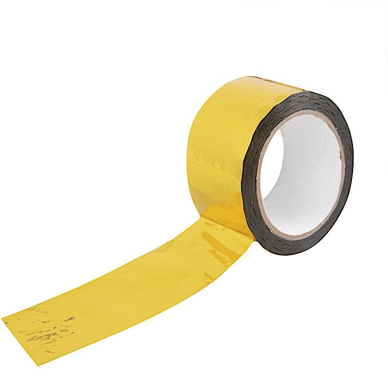 100 yards Gold Metallic Polyester Craft Tape Roll