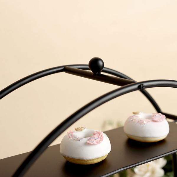 21 in tall 3 Tier Metal Wheel Cupcake Holder Dessert Display Stand