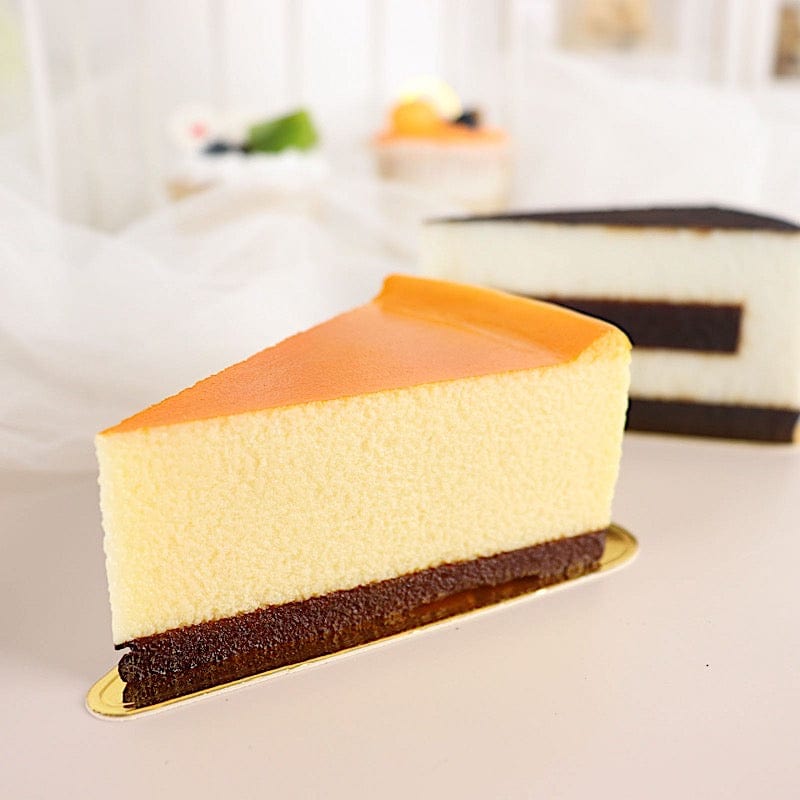 50 Gold 5 in Metallic Triangle Mini Cake Boards Disposable Dessert Trays