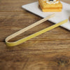 50 pcs 6 in long Natural Sustainable Bamboo Disposable Food Serving Tongs