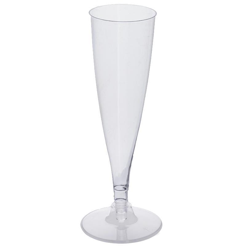 12 pcs 4.7 oz. Clear Tall Champagne Flutes