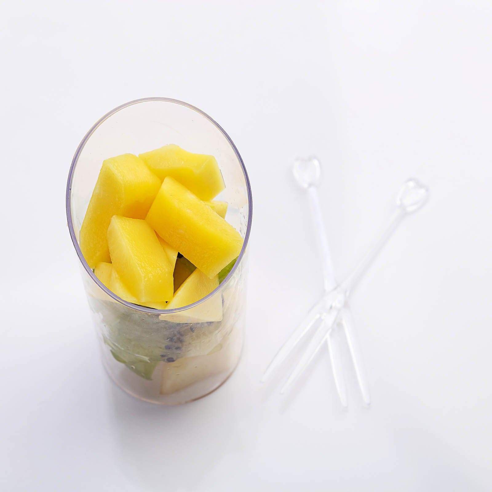 20 pcs 3 oz Clear Plastic Disposable Mini Cups