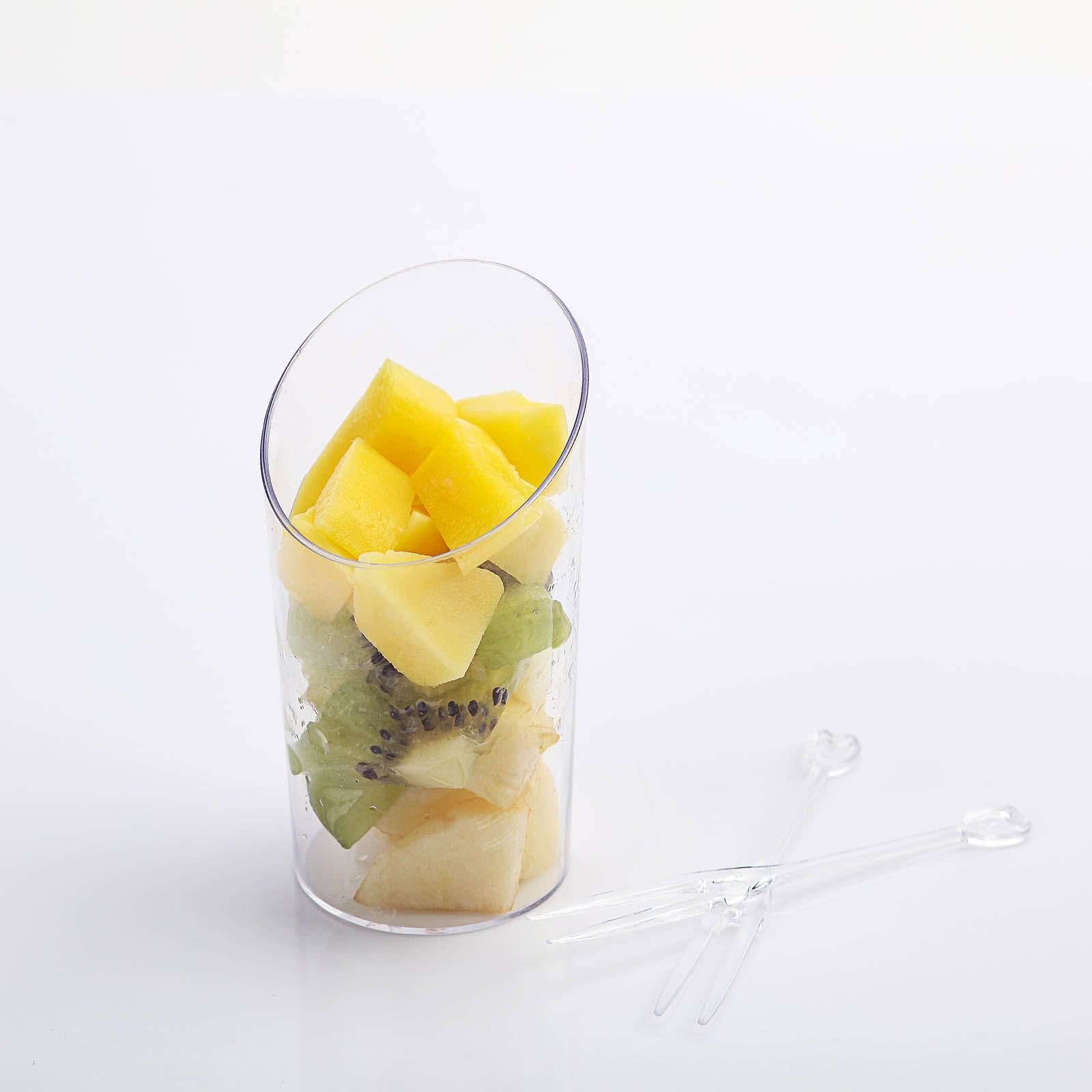 20 pcs 3 oz Clear Plastic Disposable Mini Cups