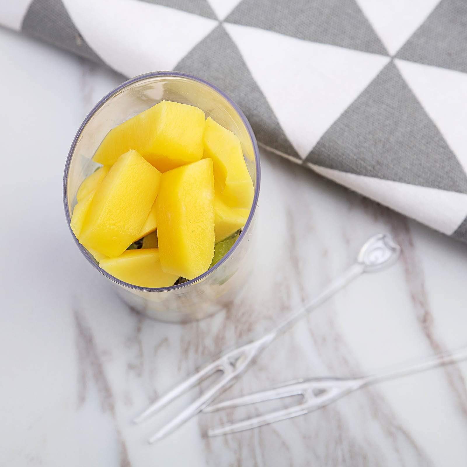 20 pcs 3 oz Clear Plastic Disposable Mini Cups