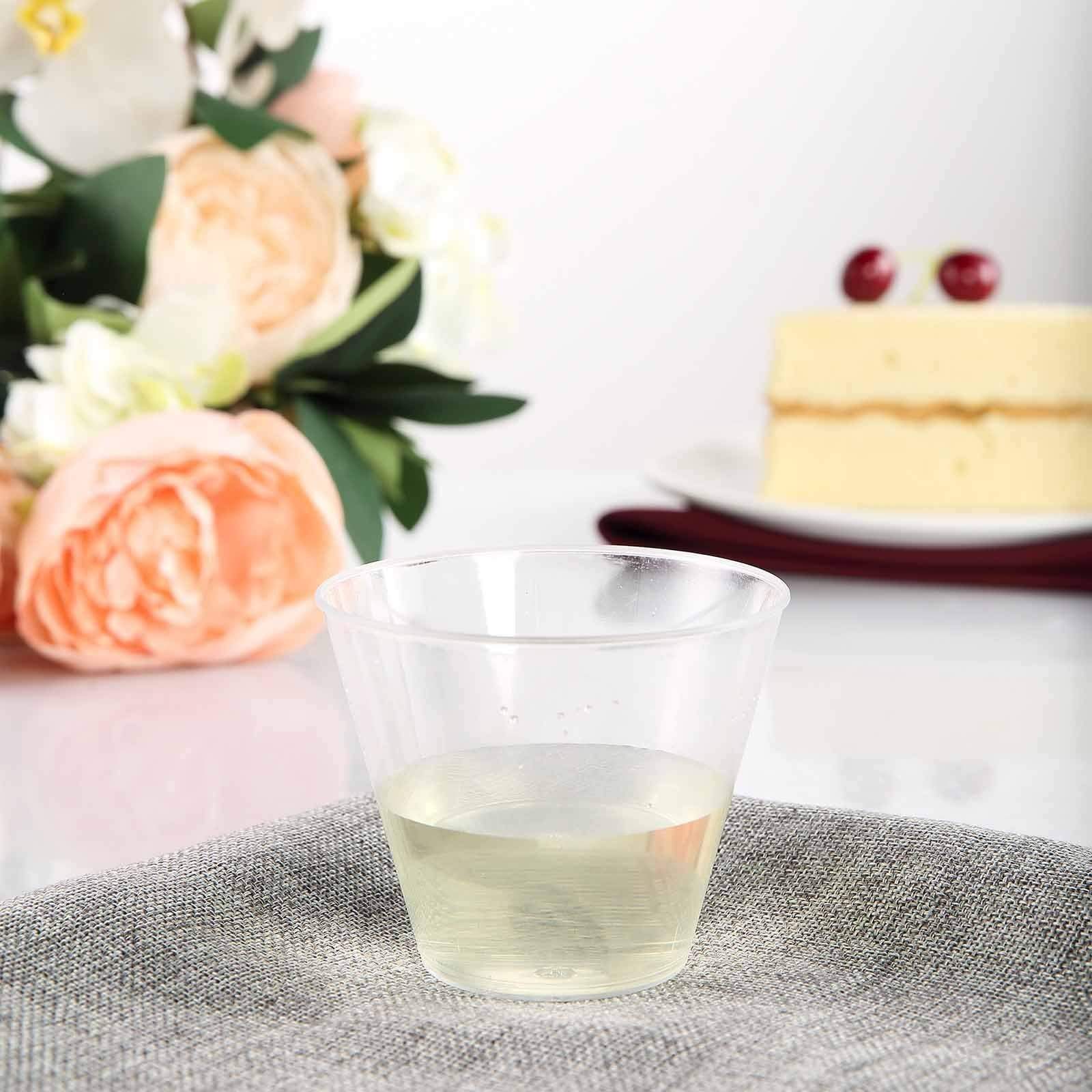 25 pcs 9 oz. Disposable Plastic Party Tumbler Cups