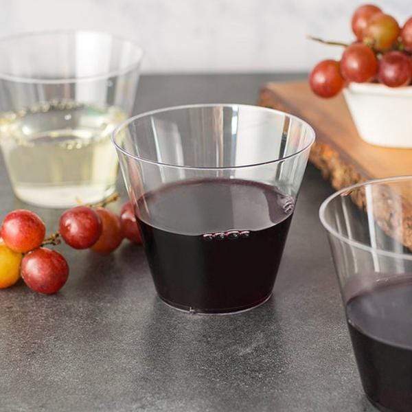 25 pcs 9 oz. Disposable Plastic Party Tumbler Cups