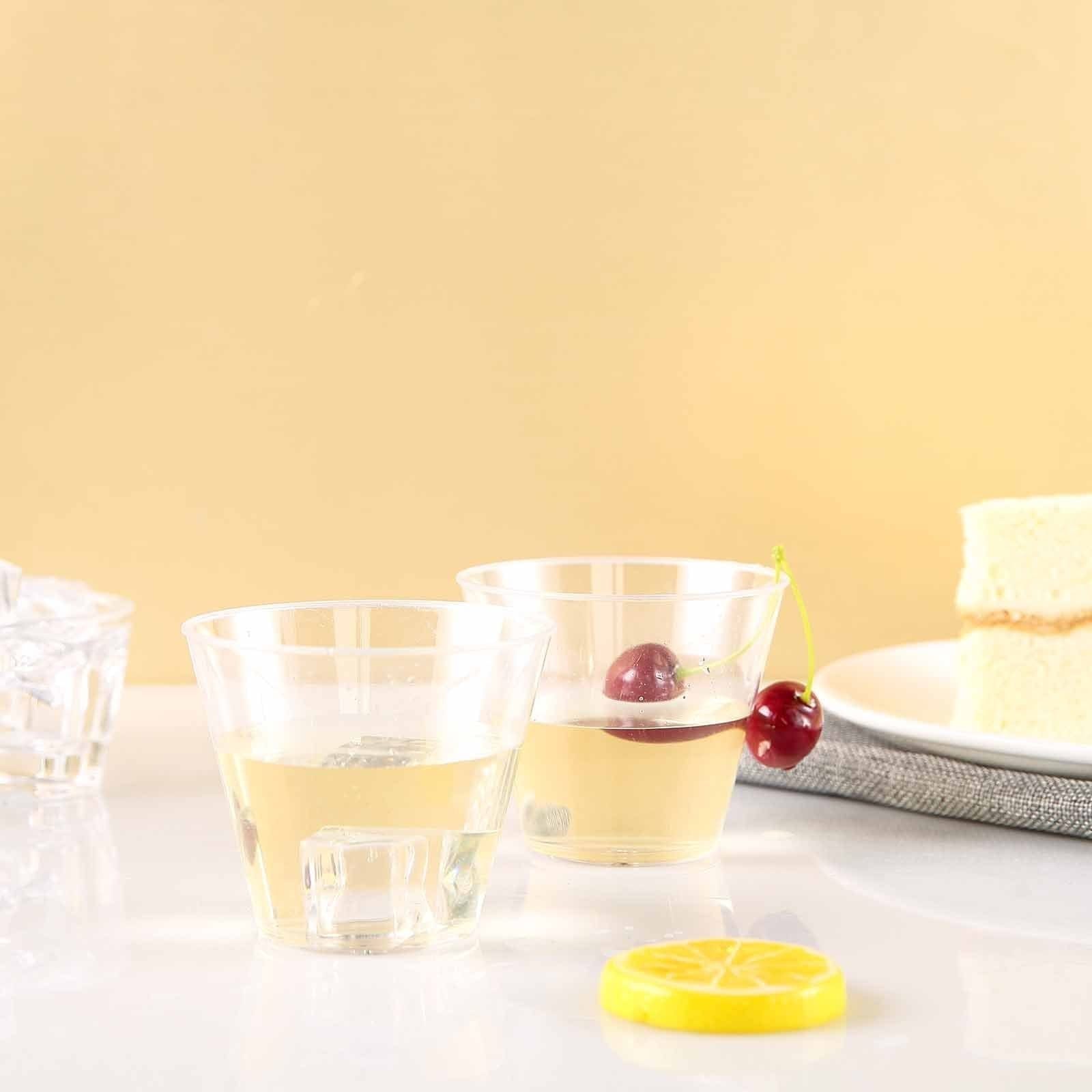 25 pcs 9 oz. Disposable Plastic Party Tumbler Cups