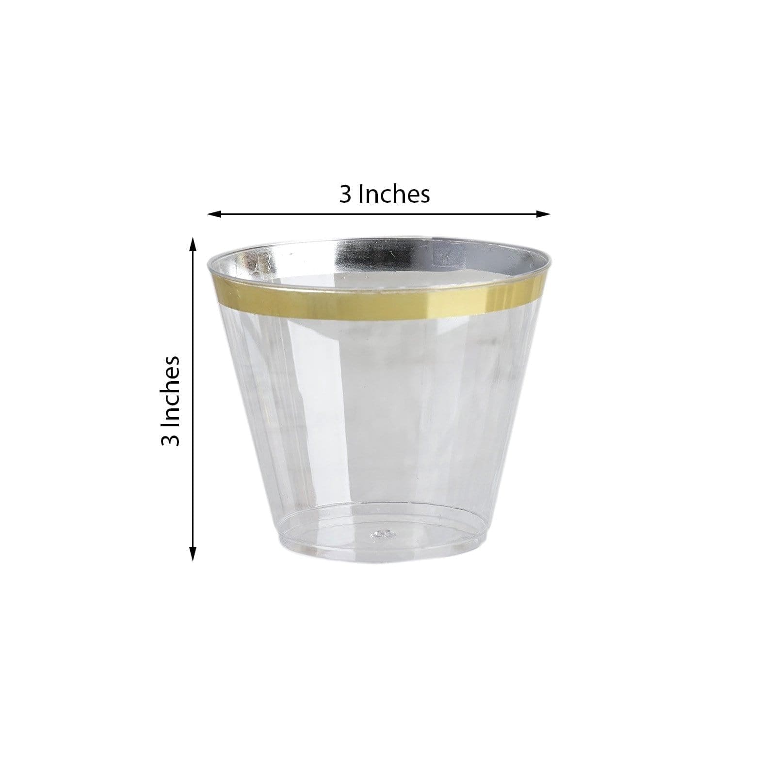 25 pcs 9 oz. Disposable Plastic Party Tumbler Cups