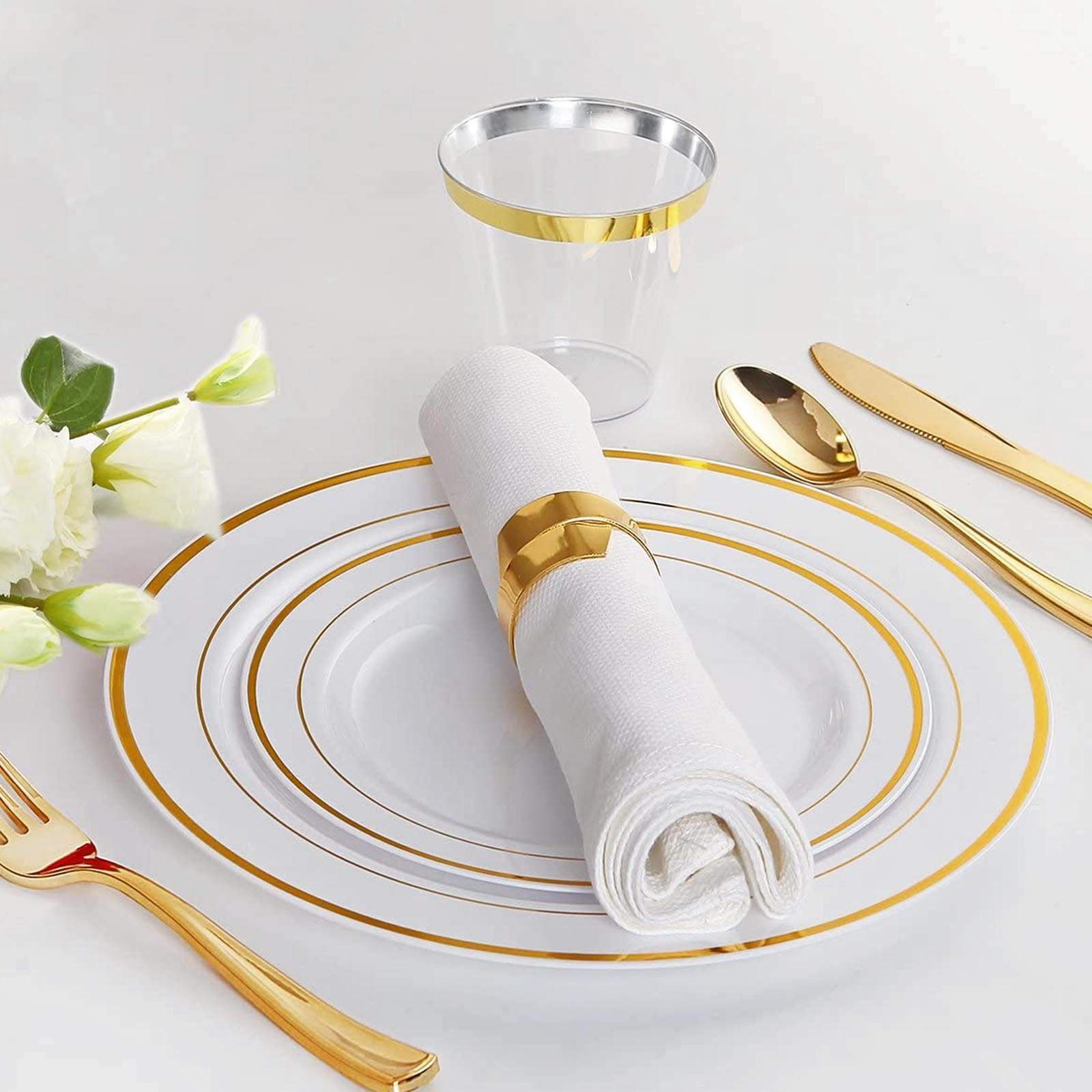 25 pcs 9 oz. Disposable Plastic Party Tumbler Cups