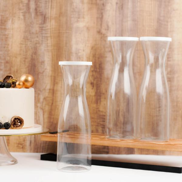 Balsa Circle 2 Pcs 2 Gallons Clear Glass Beverage Dispensers Jar with Spigot and Stand Set Wedding Birthday Centerpieces Holidays