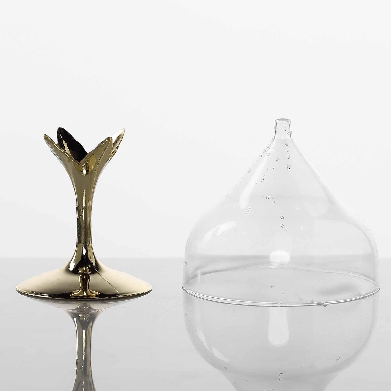 6 Disposable Plastic Party Wedding Wine Goblets Glasses