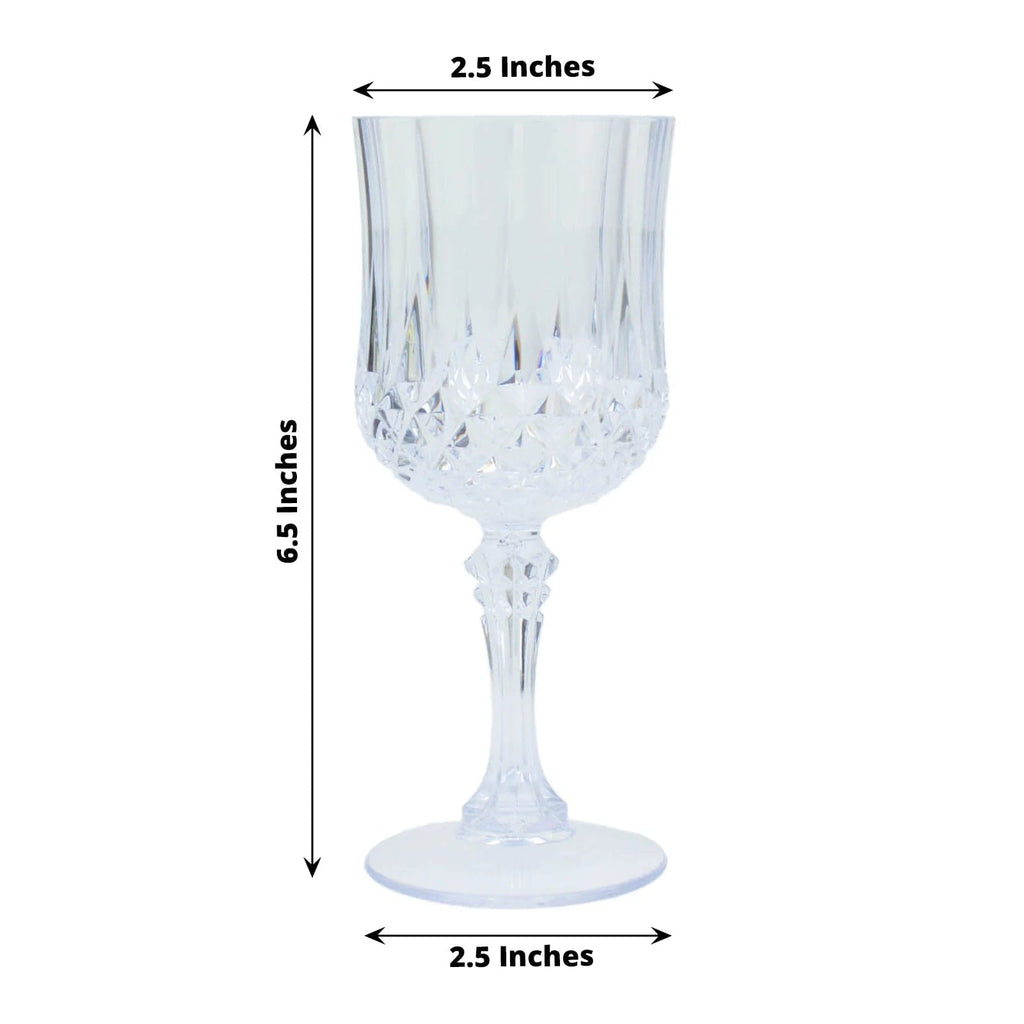 Wholesale 6.5 oz. Hexagonal Stem Wine Glass | Wine and Champagne Glasses |  Order Blank