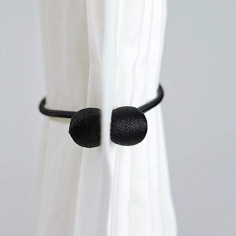 Linen Curtain Tie Backs, Set of 2 / Curtain Holdback / Window