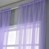 52 x 108-Inch Lavender Sheer Organza Backdrop Window Drapes Curtains Panels