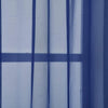 52 x 108-Inch Royal Blue Sheer Organza Backdrop Window Drapes Curtains Panels