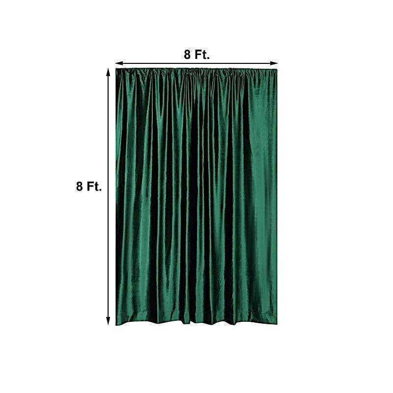 8 feet x 8 feet Velvet Backdrop Curtain