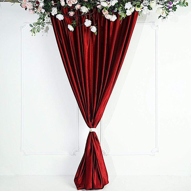 8 feet x 8 feet Velvet Backdrop Curtain