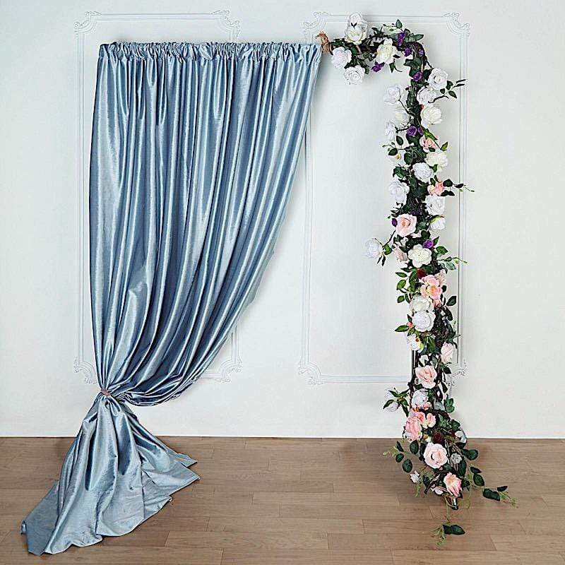 8 feet x 8 feet Velvet Backdrop Curtain