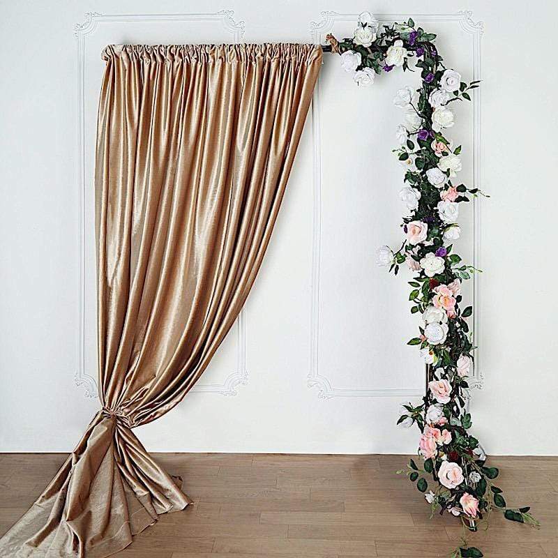 8 feet x 8 feet Velvet Backdrop Curtain