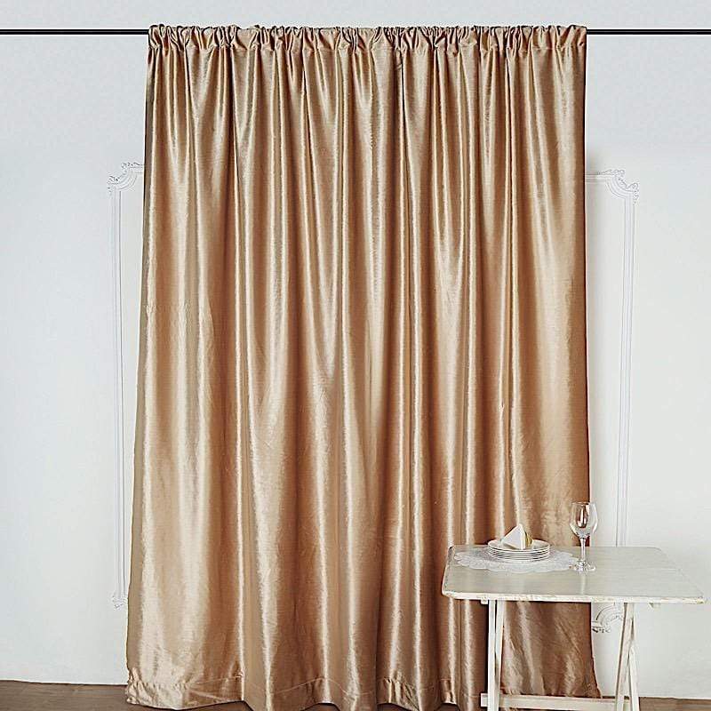 8 feet x 8 feet Velvet Backdrop Curtain