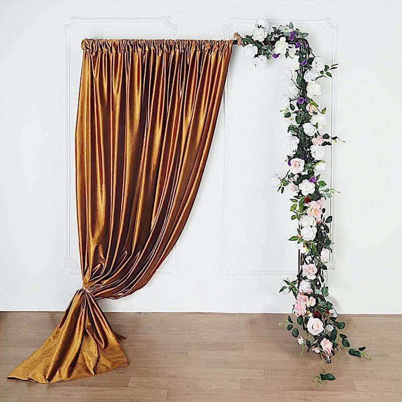 8 feet x 8 feet Velvet Backdrop Curtain