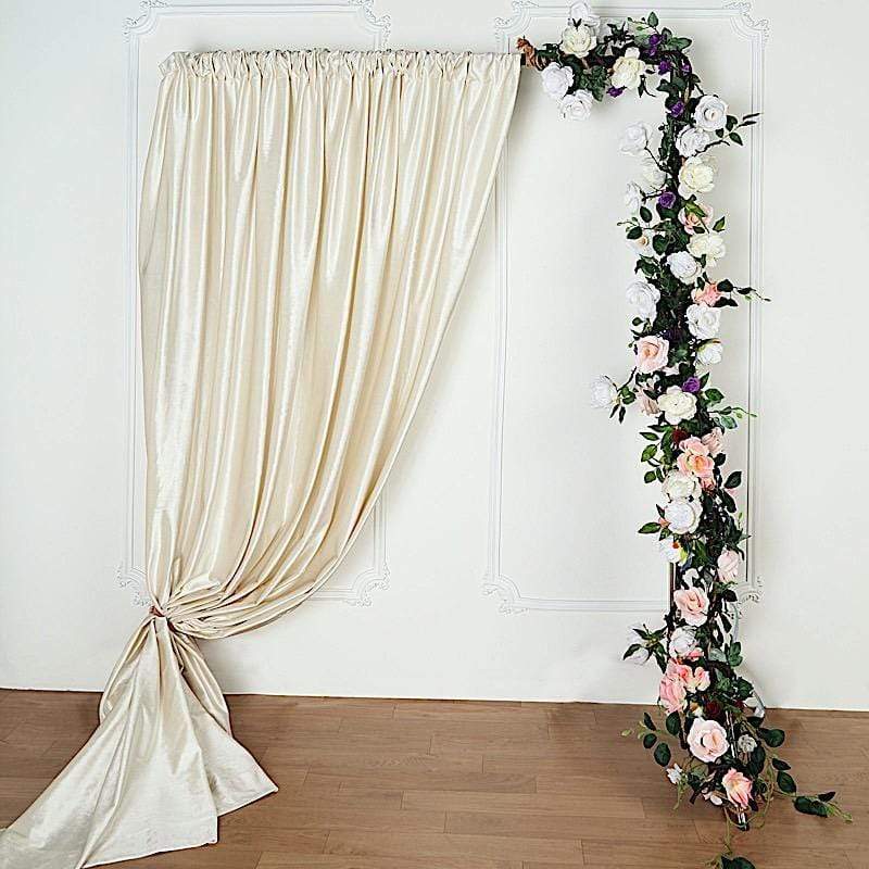8 feet x 8 feet Velvet Backdrop Curtain
