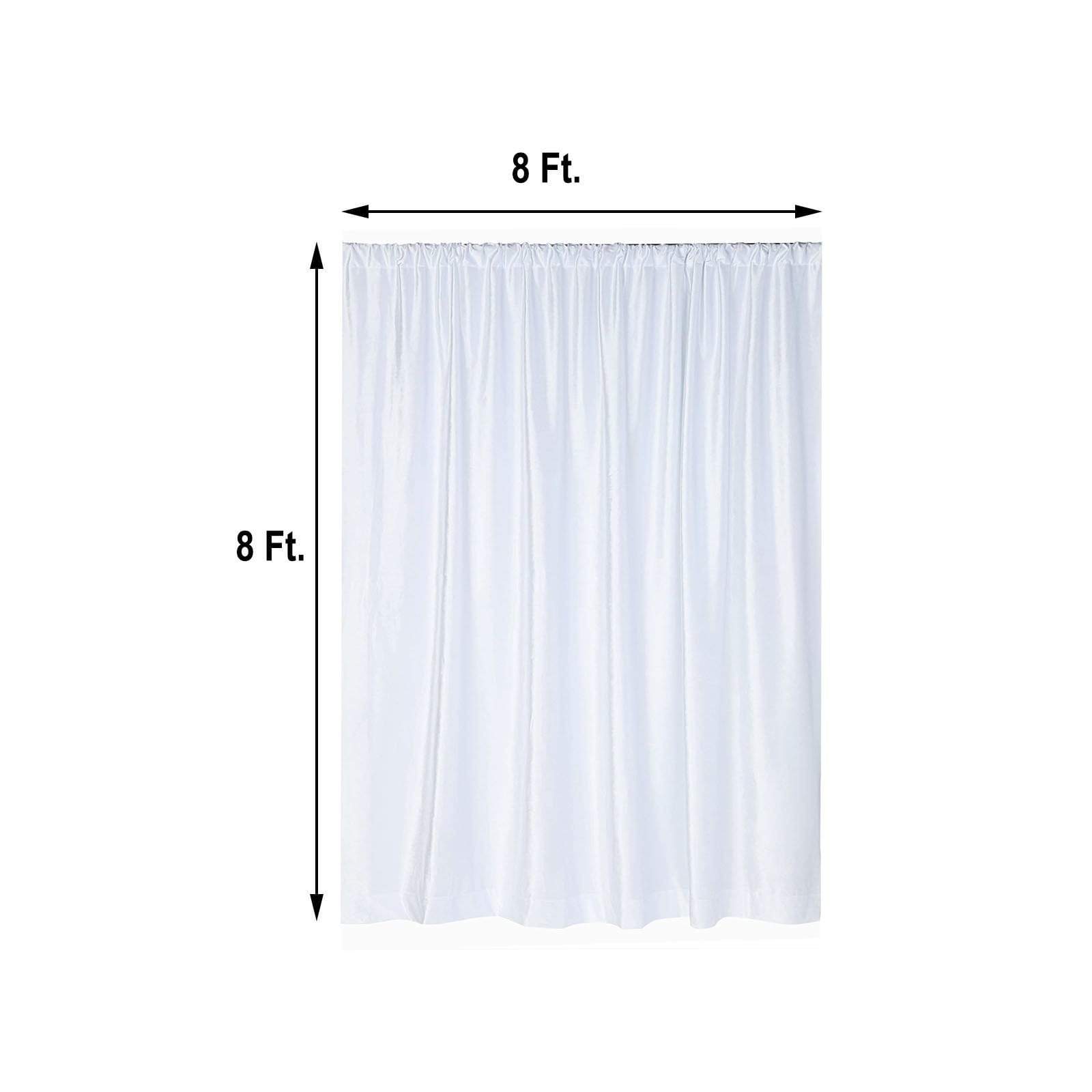 8 feet x 8 feet Velvet Backdrop Curtain