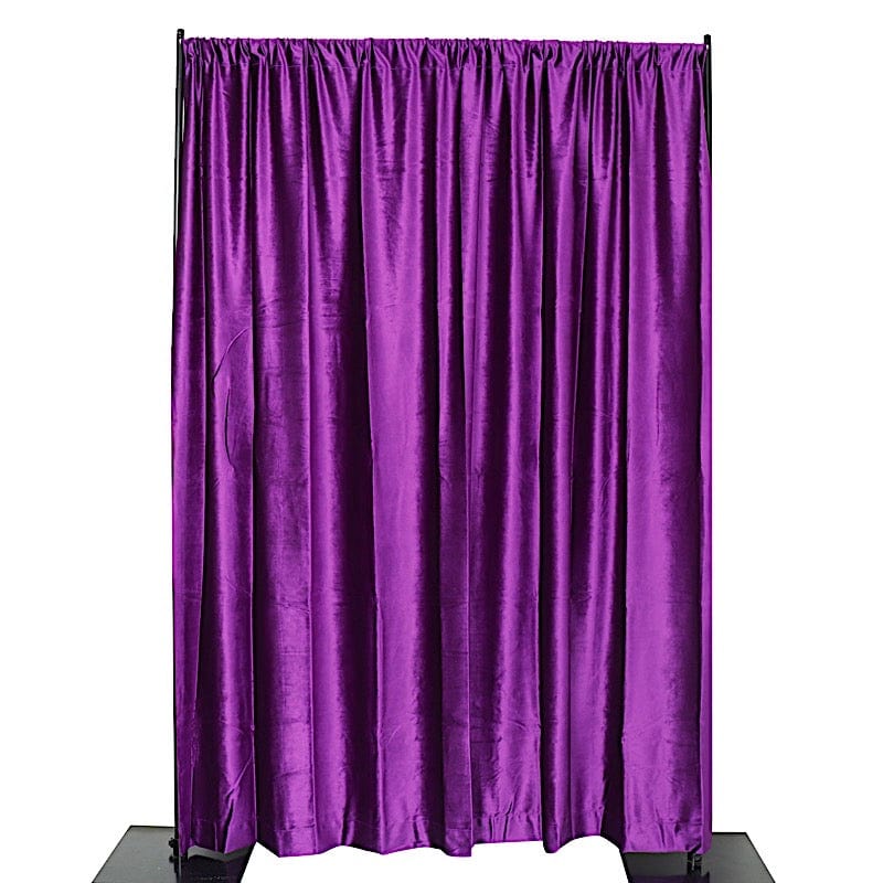 8 feet x 8 feet Velvet Backdrop Curtain
