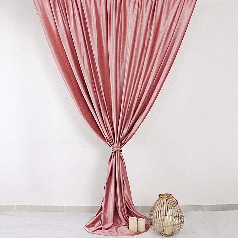 8 feet x 8 feet Velvet Backdrop Curtain