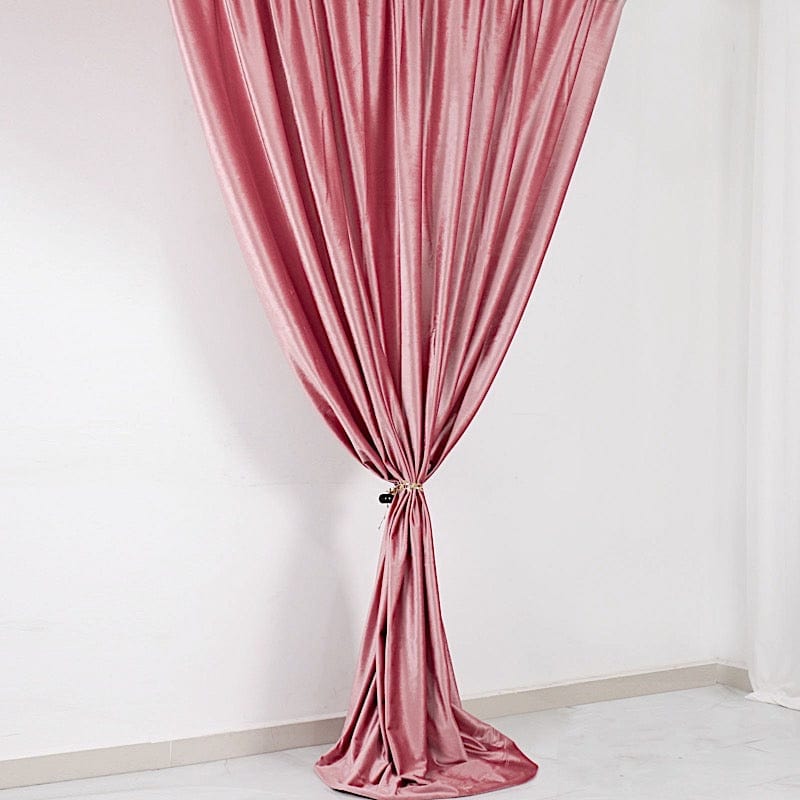 8 feet x 8 feet Velvet Backdrop Curtain