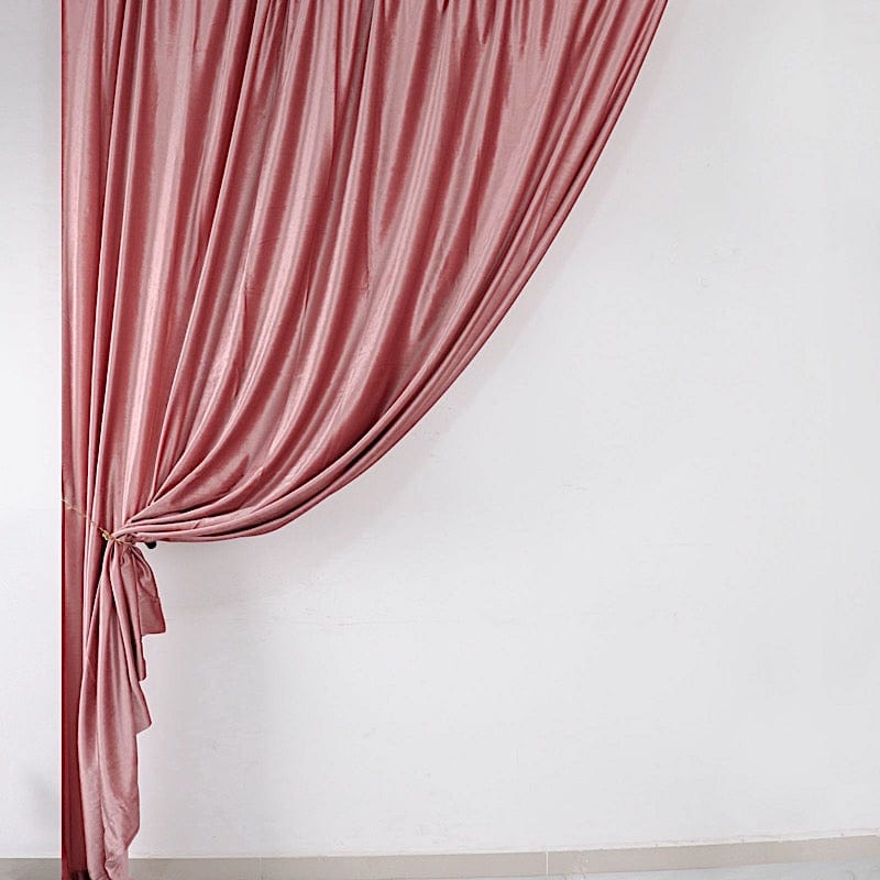 8 feet x 8 feet Velvet Backdrop Curtain