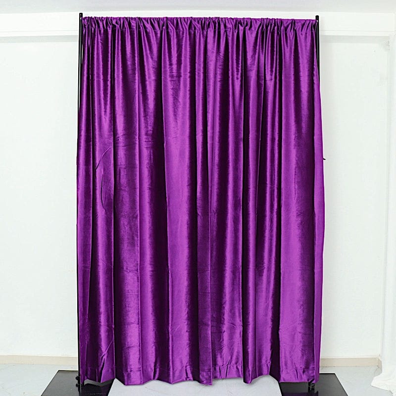 8 feet x 8 feet Velvet Backdrop Curtain
