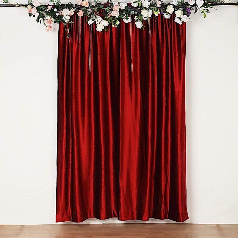 8 feet x 8 feet Velvet Backdrop Curtain