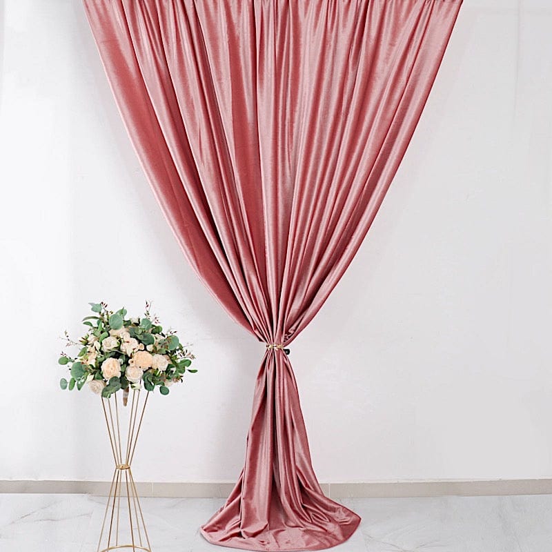 8 feet x 8 feet Velvet Backdrop Curtain