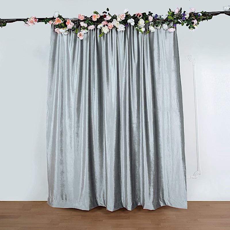 8 feet x 8 feet Velvet Backdrop Curtain