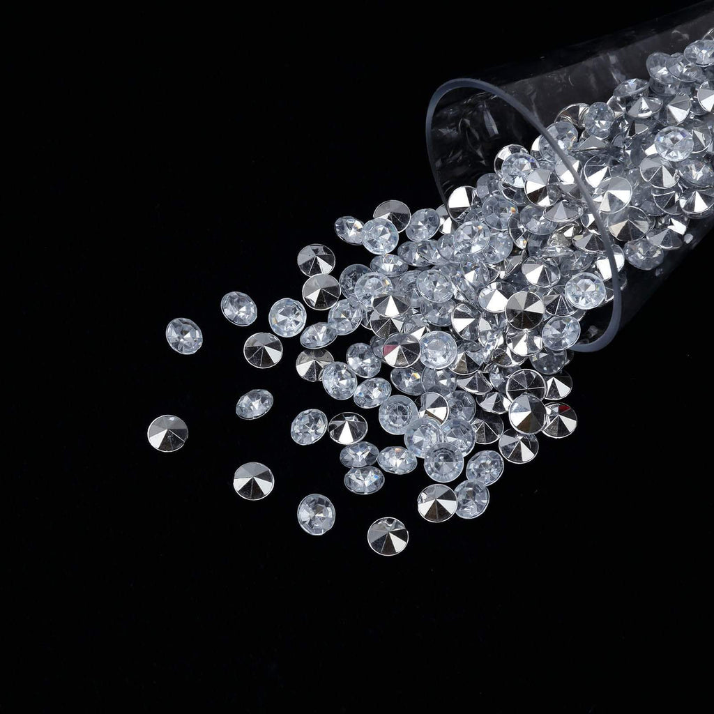 1000 pcs Clear Diamond Rhinestones Round Gems