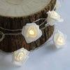 2 pcs 108 in Clear LED Rose Flowers Fairy Lights for Backdrops