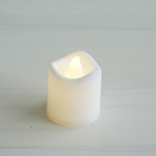 12 White Flameless LED Battery Operated Tealight Candles Lights