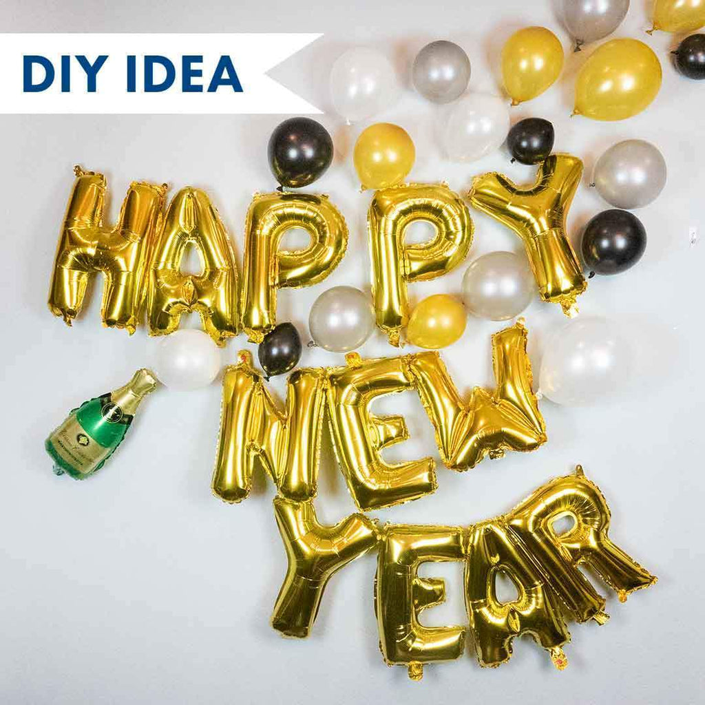 DIY New Year's Eve Party Balloons | Photobooth Idea | BalsaCircle.com