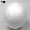 2 pcs 10" White Foam Balls