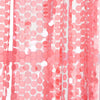 2 pcs 52" x 84" Coral Big Payette Sequin Window Curtains Drapes Panels