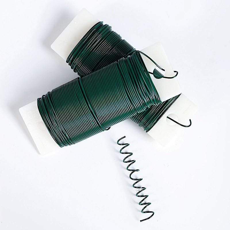 20 Gauge Green 76 yards Floral Craft Paddle Wire