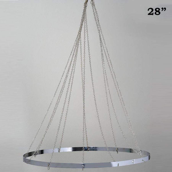 28" Ceiling Draping Canopy Hoop Hardware Kit for 12 Panels