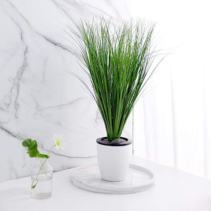 plastic grass plants 3-Pack Green Artificial Grass Sprays 20"