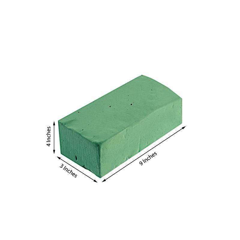 3 Green 9 in long Rectangle Wet Foam Floral Bricks