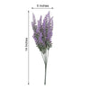4 Bushes 14 in tall Lavender Flowers Artificial Faux Sprays Stems