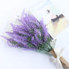 4 Bushes 14 in tall Lavender Flowers Artificial Faux Sprays Stems